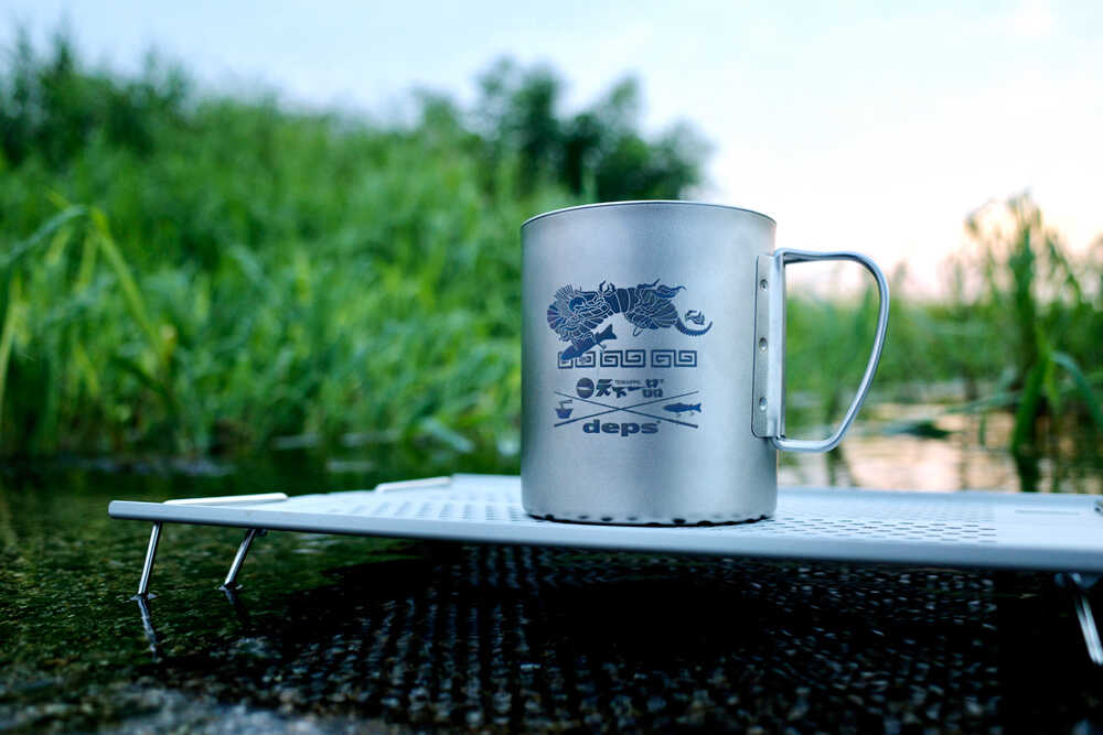 天下一品 DEPS チタンラーメンどんぶりステンレス製 アウトドア